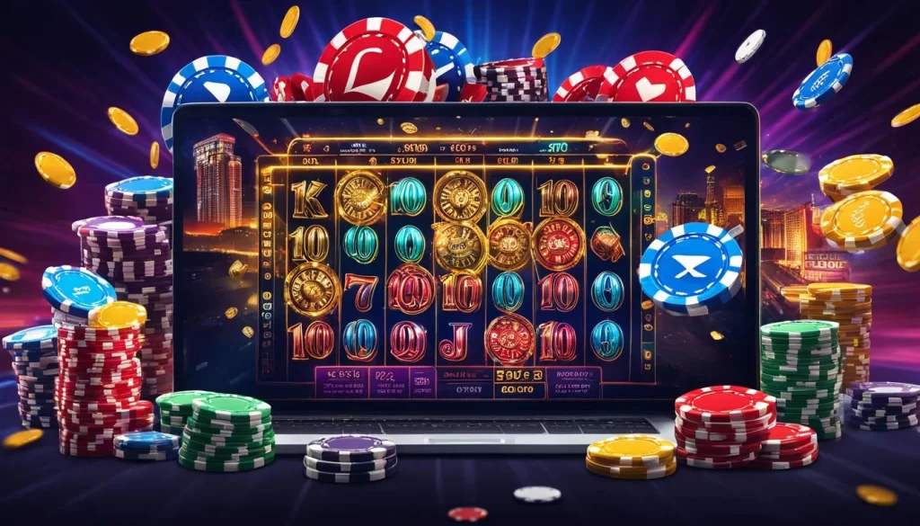 Hình ảnh tổng hợp các sản phẩm và dịch vụ cá cược của jb77, bao gồm thể thao, casino trực tuyến và nổ hũ.